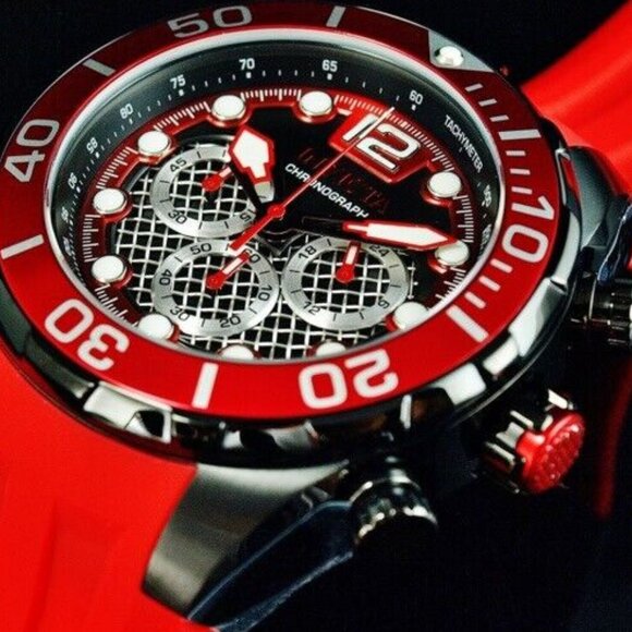 Pro Diver Red 50mm Men's Watch! New! - Picture 9 of 10